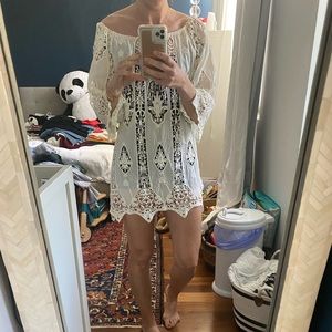 Miguelina crochet cover up